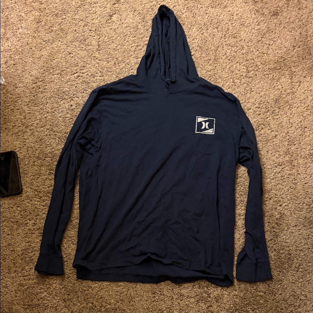 Hurley Dark Blue Long Sleeve Hoodie